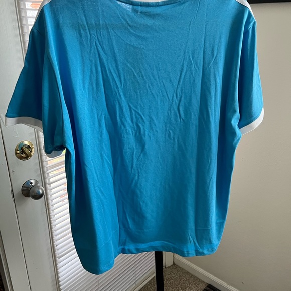 ADICOLOR CLASSIC TRACEABLE NWT AUTHENTIC APP SKY RUSH COLOR SHORT SLEEVES TOP - Picture 14 of 16